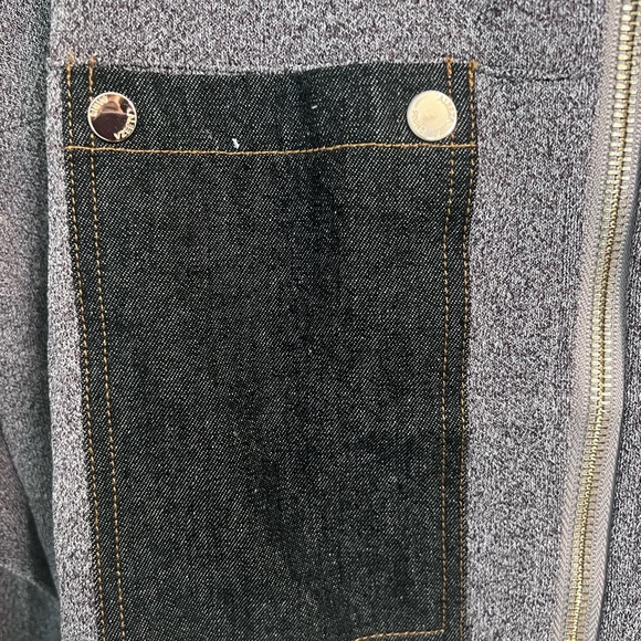 Aleeza Paris Gray Knit Jacket, Size M - Picture 6 of 7